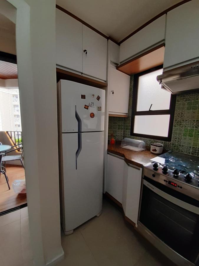 Апартаменты Lindo Flat No Edificio Cosmopolitan, Com Garagem E Piscina Сантос Экстерьер фото